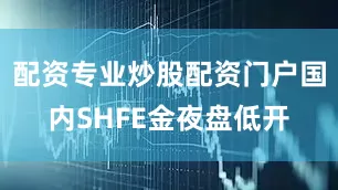 配资专业炒股配资门户国内SHFE金夜盘低开