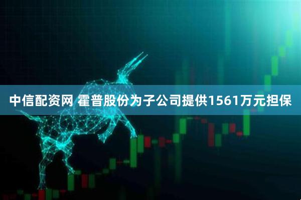 中信配资网 霍普股份为子公司提供1561万元担保