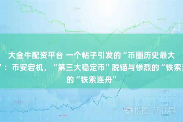 大金牛配资平台 一个帖子引发的“币圈历史最大惨案”:币安宕机,“第三大稳定币”脱锚与惨烈的“铁索连舟”